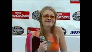 Aug.17,2003 20 Year Old LeAnn Rimes Singing The National Anthem-The GFS Marketplace 400 Nascar Race.