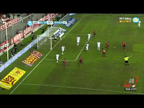 GOL DE FARIAS - INDEPENDIENTE 1 QUILMES 1 - FECHA 6 (09 09 2012)
