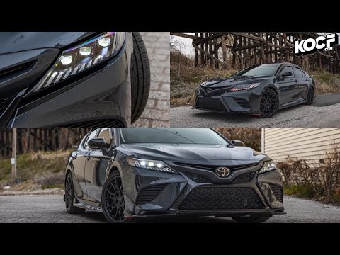 NEW Audi Style V7 Headlights Install/Review 2018-2024 Camry's (All Trims)@kingofcarbonfiber