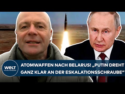UKRAINE-KRIEG: Atomwaffen nach Belarus! "Putin dreht ganz klar an der Eskalationsschraube"