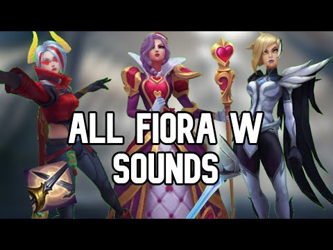 All Fiora W Sounds