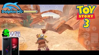 Toy Story 3 (Wii) Dolphin Emulator Android Game Test | SD 888 Rog Phone 5