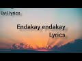 Endakay Endakay Lyrics Dear Comrade L Vijay Devarakonda L Rashmika