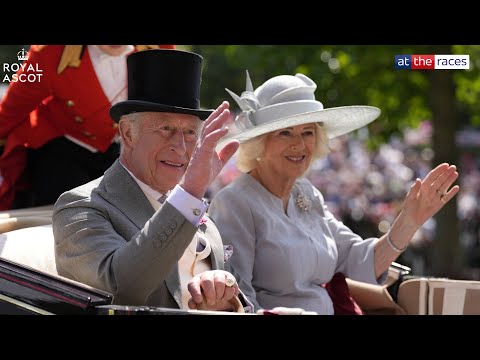 Royal Ascot | The King and Queen are joined by The Princess Royal for the Royal Procession