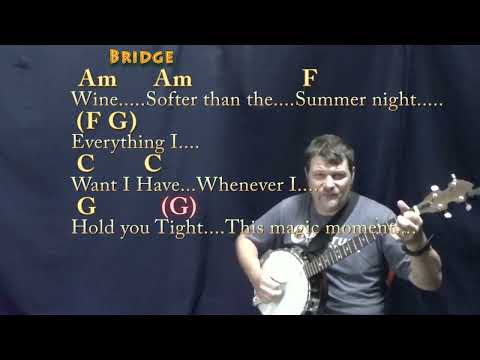 This Magic Moment (The Drifters) Banjo Cover Lesson in C with Chords/Lyrics