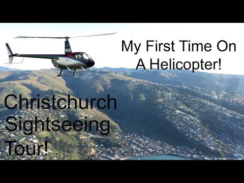 My First Time Flying In A Helicopter - Christchurch Sightseeing Tour