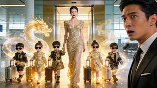 She HIDE Her Pregnant Belly From The CEO! 6 Years Later, He Found Her With QUINTUPLETS!