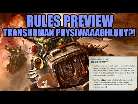 Snakebites Clan Kultur & Full Squighog Boyz Profile! │ Warhammer 40k 9th Edition Rules Preview