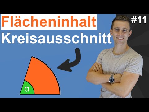 Flächeninhalt von Kreissektor/Kreisausschnitt berechnen Teil 1 | Erklärung mit Beispielen | #11