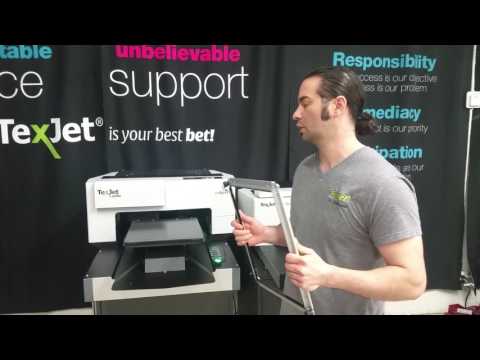 Polyprint Texjet shortee and echo Presentation (DTG T Shirt Printers)