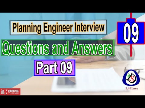 Planning Engineer Interview Questions and Answers Part 01 Interview tips Guidelines planners
