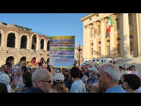 Manifestazione No Green Pass Verona 28/08/2021 Part 1