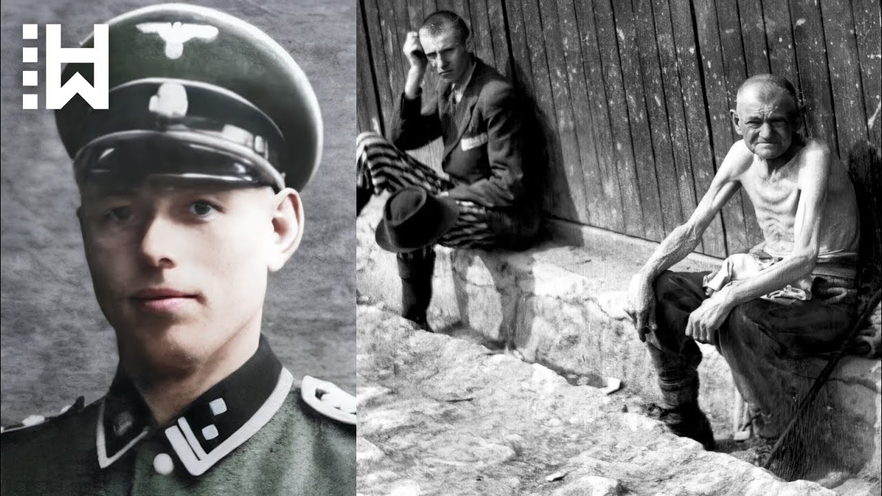 Guillotine execution of Nazi officer who participated in floggings & tree-hangings- Wilhelm Schäfer