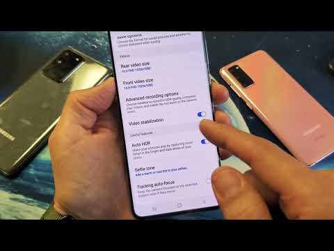 Galaxy S20 / S20+ : How to Enable or Turn On/Off Video Stabilization