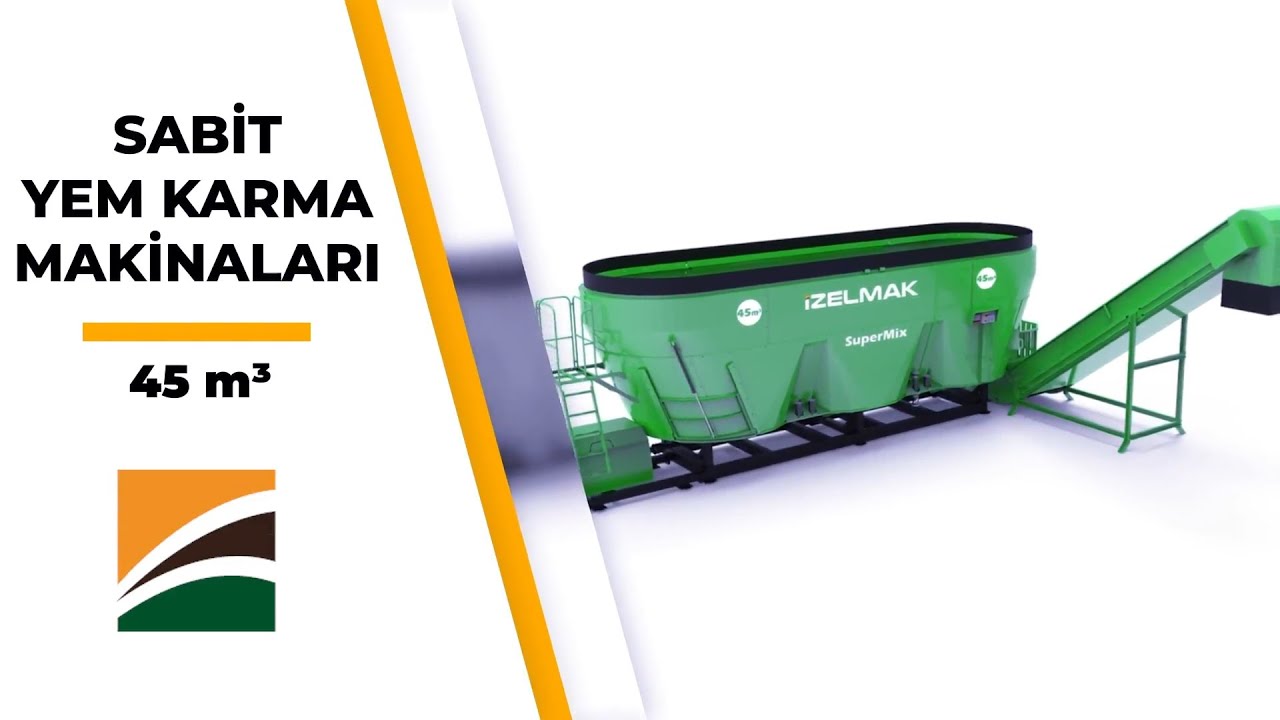 İzelmak Sabit Yem Karma Makineleri 45 m³