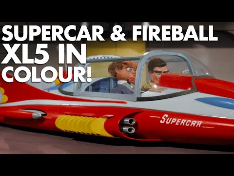 Supercar and Fireball XL5 in Colour! | You've Never Seen These | Supercolourisation