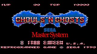 Sega Master System - Ghouls'n Ghosts