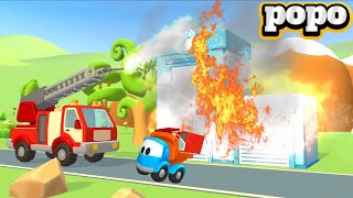 Hello friends 👋POPO BUILD A FIRE TRUCK LET'S SEE