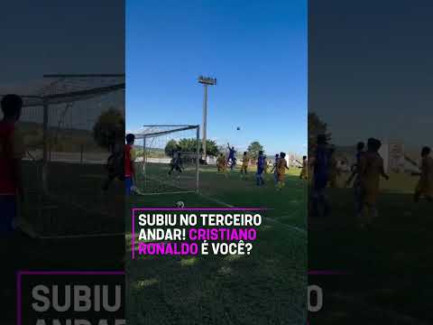 SUBIU MAIS QUE O CR7? O ADM jura que já foi bom em fazer gols assim também 😅 #shorts