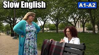 Anna Hides from Her Boss | Slow & Easy English Conversation for Beginners (A1-A2)