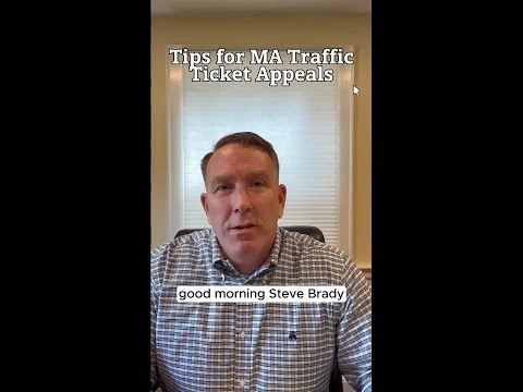 How to Appeal a Traffic Ticket in Massachusetts