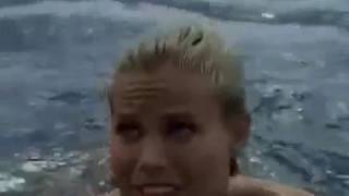 Jessie Owens (Brooke Burns) Naked Swimming Scene Baywatch Hawaii