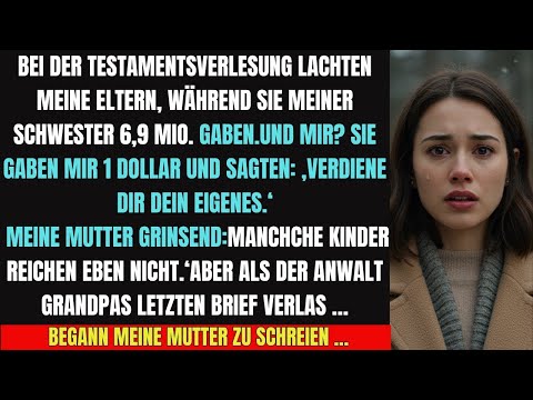 👉 „Meine Mutter lachte mich beim Testament aus – doch Großvaters letzter Brief ließ sie SCHREIEN“