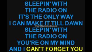 Sleepin With The Radio On   Charly Mcclain HD Karaoke PK00463