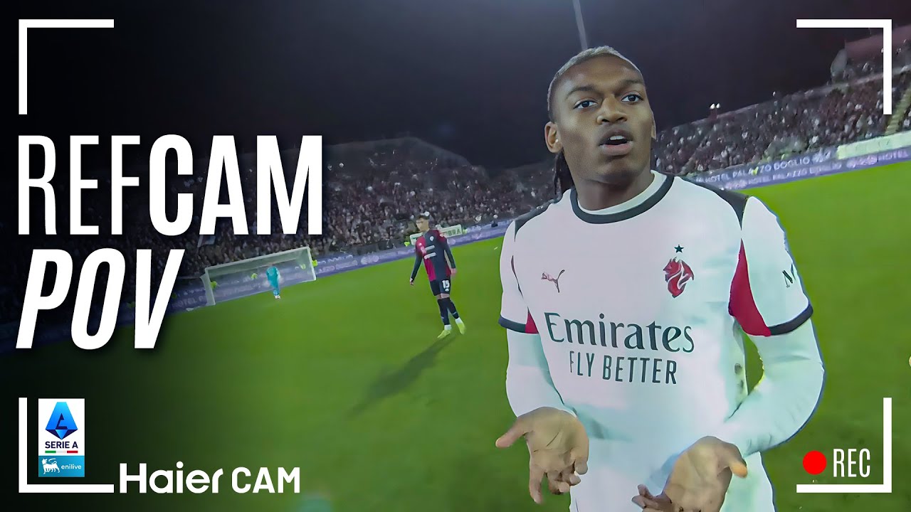 REF CAM POV: You Are The Referee in Cagliari-Milan | HAIER CAM | Serie A 2025/26