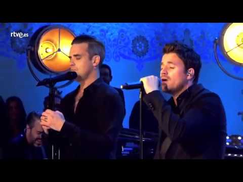 Especial de Navidad Dani Martín - Robbie Williams canta Feel con Dani Martín