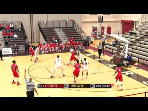 Highlights: Cornell Men's Basketball at Brown - 2/5/16
