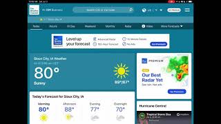 How to add my city on The Weather Channel and AccuWeather websites!
