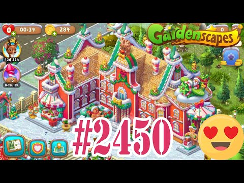 GardenScapes Hard Level 2450 | GAMEPLAY HD