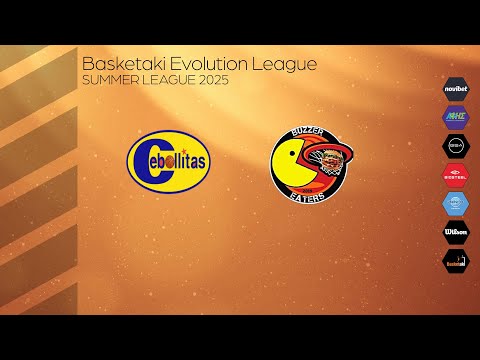 Basketaki Summer League - Cebollitas Vs Buzzer Eaters (03/06/2025)