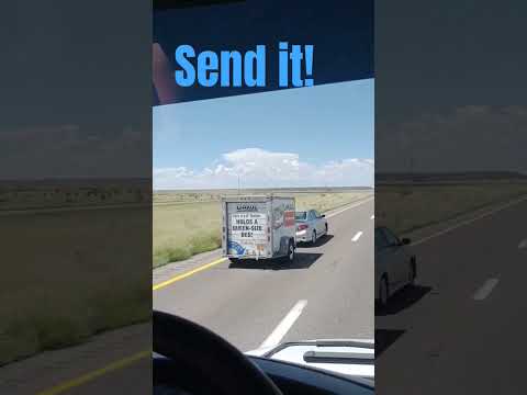 Towing with a Toyota Corolla #junkyardfresh #newmexico #surly