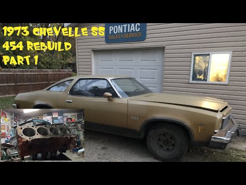 1973 Chevy Chevelle SS 454, Muncie 4 Speed Engine Rebuild.  Part 1, Honing cylinders.  Garage Find.