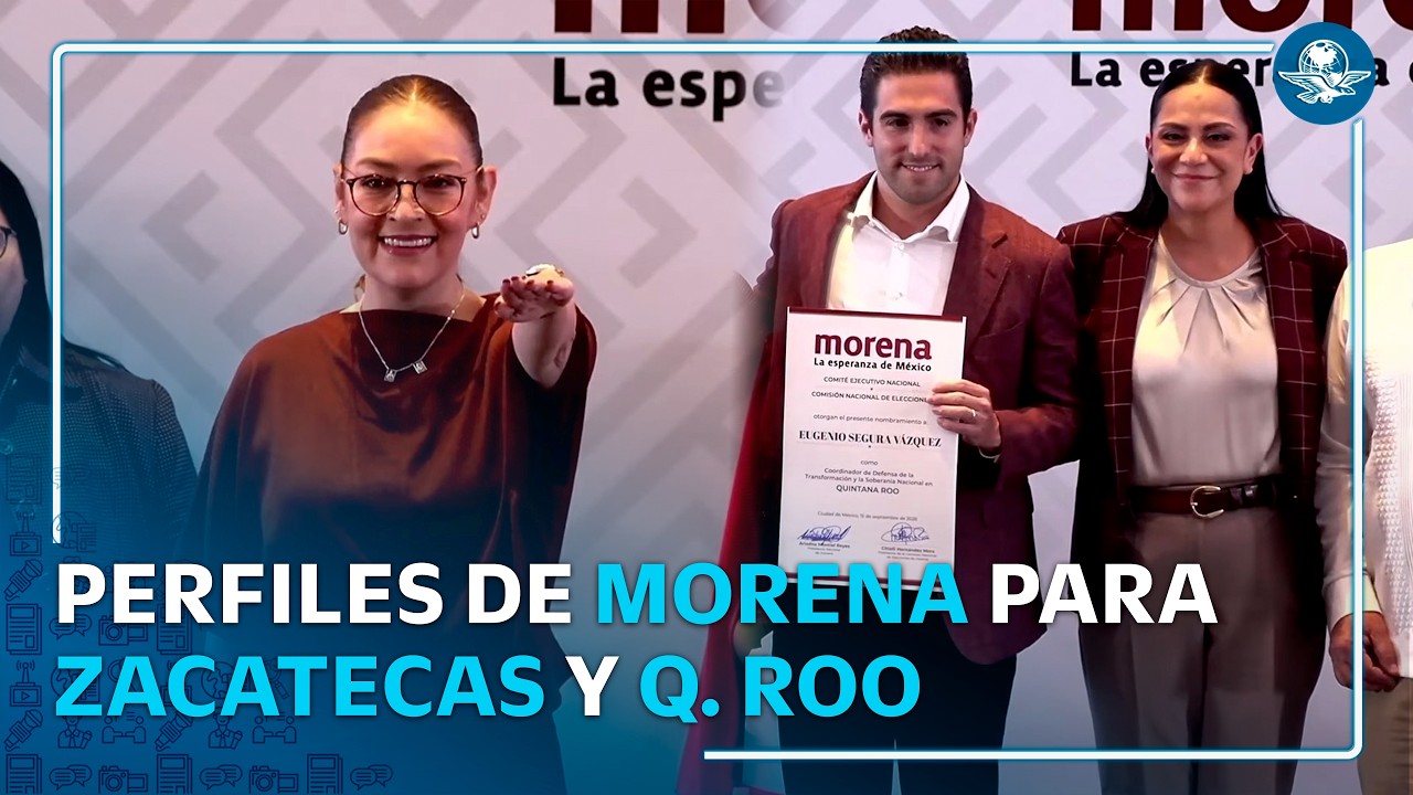 Morena ya tiene coordinadores en Quintana Roo y Zacatecas