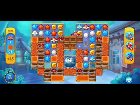 #Unlocking New Level 5934 #fishdom #playrix  #challenge