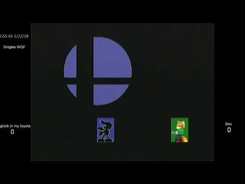 GSS 65 SSBM - glock in my toyota (Mr. Game & Watch) vs. Ses (Fox) - Melee WQF