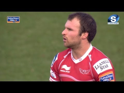Frazier Climo Monster Penalty Hits The Post Scarlets v Ospreys 26th Dec 2013