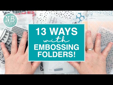 13 BEST Ways to Use Embossing Folders! Emboss Like a Boss! [2024/254]