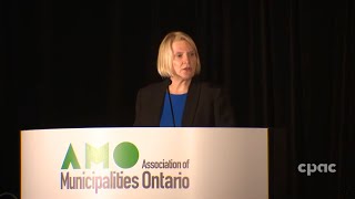 Ontario Health Minister Sylvia Jones addresses municipal leaders – August 17, 2022