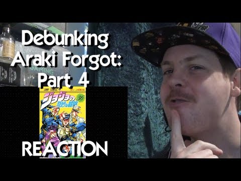 Debunking Araki Forgot: Part 4 - Diamond Is Unbreakable REACTION