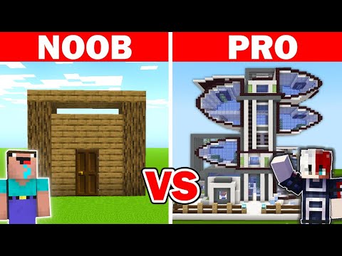 NOOB Vs HACKER : I CHEATED in a Build Challenge 😂 With @junkeyy