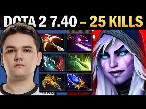 Drow Ranger Pro Carry with 25 Kills and Silveredge - Dota Gameplay