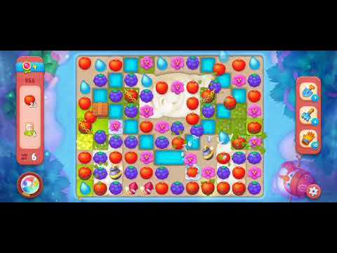 Gardenscapes Level 956 [No booster] [Hard Level]
