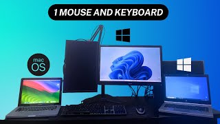 How to control 2 PC with one Mouse and Keyboard