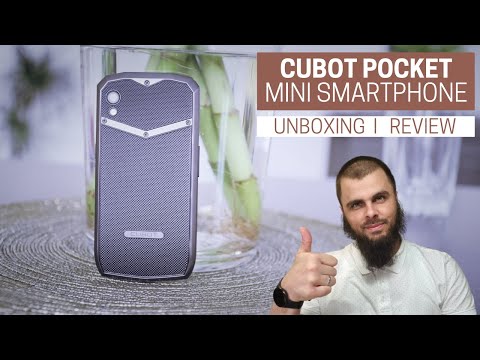 Cubot Pocket Unboxing I Review I Gaming I Camera test I The best Smallest smartphone in the world