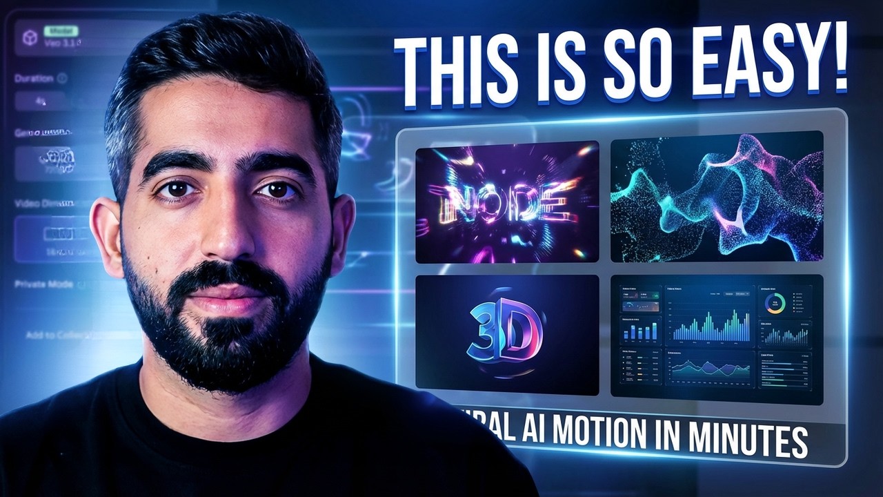 The Fastest Way to Create Viral AI Motion Graphics - Thumbnail
