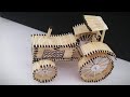 How To Make Matchstick Tractor Machis Ka Tractor Matchstick Art And Craft